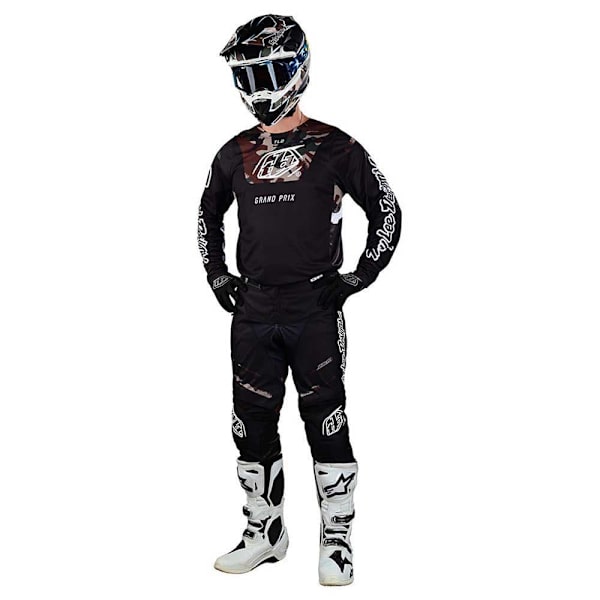 Troy Lee Designs Gp Pro Blends T-shirt Med Lange ærmer Sort S Mand