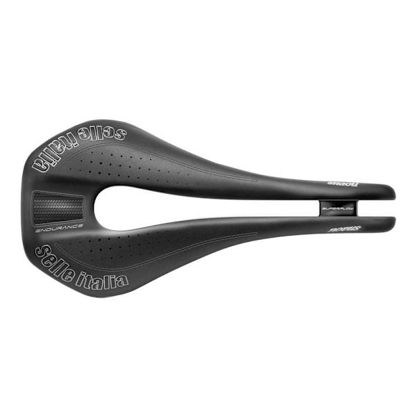 Selle Italia Sadel Novus Endurance Superflow Sort 136 mm
