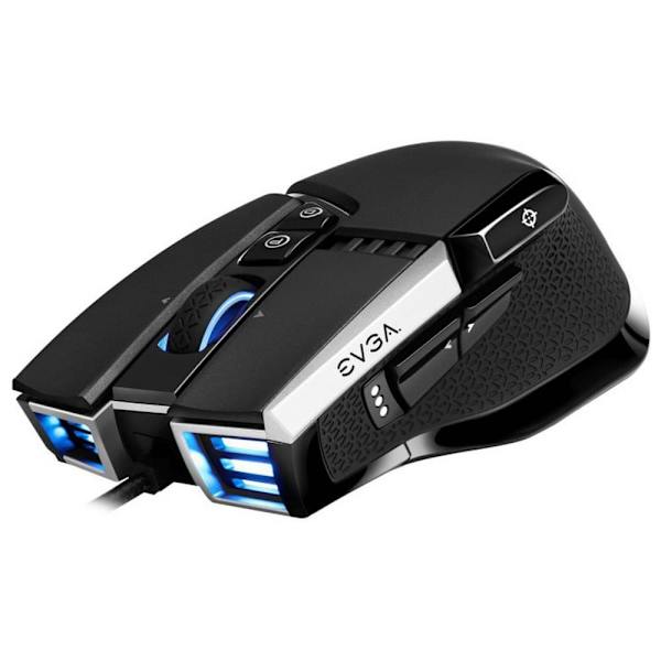 Evga Gaming Mus X17 Rgb 16000 Dpi Sort Sort