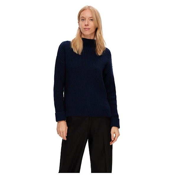 Selected Selma Pullover Tröja Blå M Kvinna