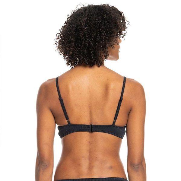 Roxy Bikinitopp Rib Love The Surf Knot Svart S Kvinna
