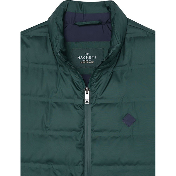 Hackett Hm403221 Väst Grönt 2XL Man