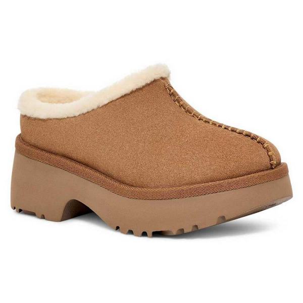 Ugg New Heights Cozy Clog Skor Brun EU 39 Kvinna