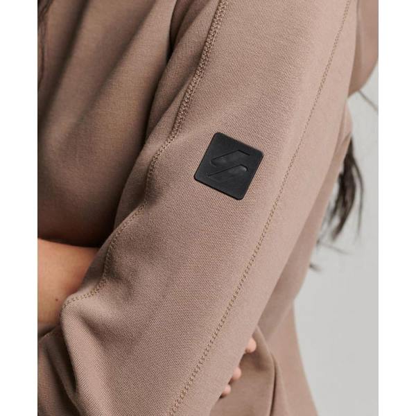 Superdry Luvtröja Code Tech Relaxed Brun S Kvinna