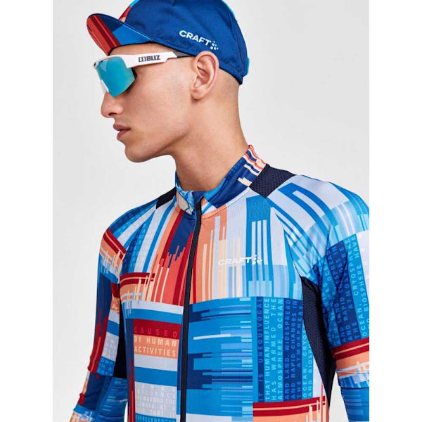 Craft Lyhythihainen Jersey Adv Endur Graphic Sininen L Mies