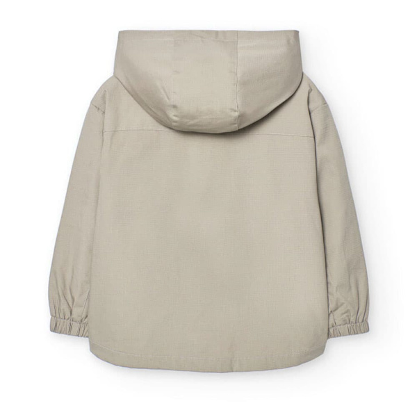 Boboli Technical Fabric Parka Beige 4 Years