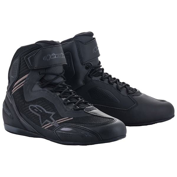 Alpinestars Faster-3 Rideknit Motorcykelsko Sort EU 43 1/2 Mand