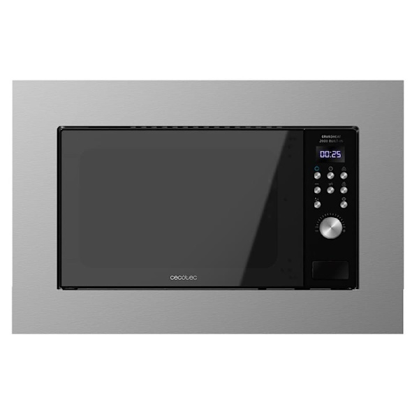 Cecotec Grandheat 2000 Built-in Steel Mikrobølgeovn Sort One Size / EU Plug