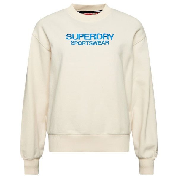 Superdry Tröja Embroidered Loose Beige XS Kvinna