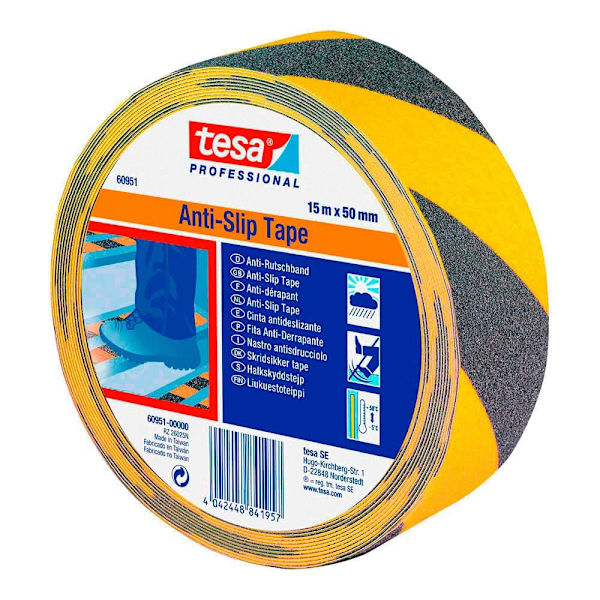 Tesa 60951 50 Mm X 5 M Signalering Tape 50 Mm X 5 M Gul