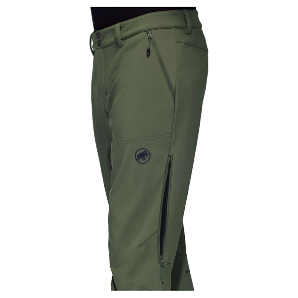 Mammut Runbold Winter Softshell Byxor Grönt 46 / Long Man