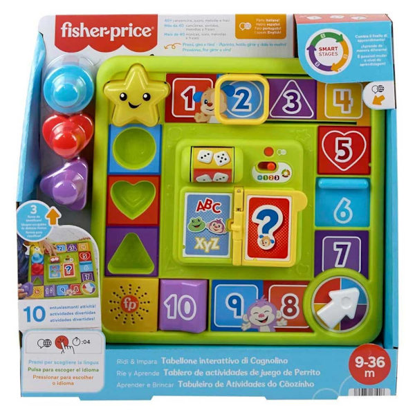 Fisher Price Skrattar Och Lär Sig Valpbrädeaktiviteter Flerfärgad