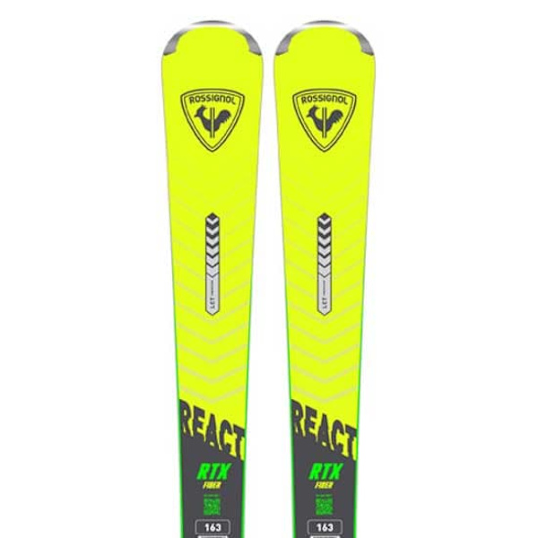 Rossignol React Rtx Xpress+xpress 10 Gw Alppihiihtopakkaus Keltainen 170