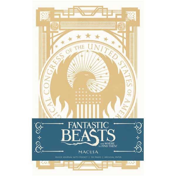 Insight Macusa Logo 21 Cm Fantastic Beasts Notebook Gylden