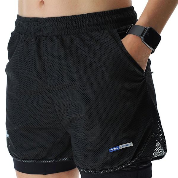 Uyn Shorts Padel Series 2 In 1 Sort M Kvinde