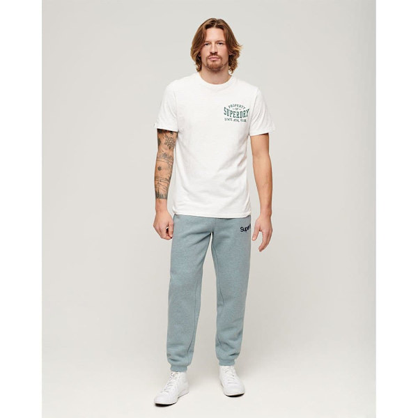 Superdry Athletic College Graphic T-shirt Med Korta ärmar Vit 3XL Man