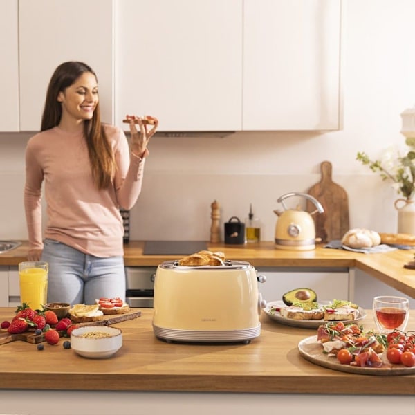 Cecotec Leivänpaahdin Toast&taste 800 Vintage 850w Musta One Size / EU Plug