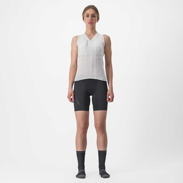 Castelli Hihaton Jersey Anima 4 Valkoinen XL Nainen