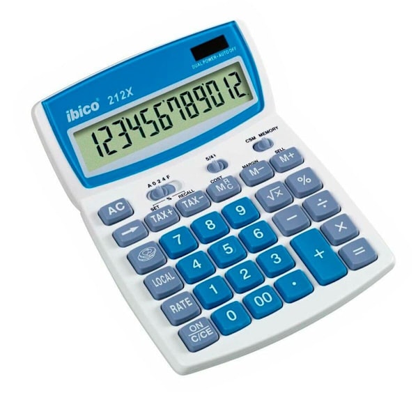 Ibico Kalkylator 212x Durchsichtig