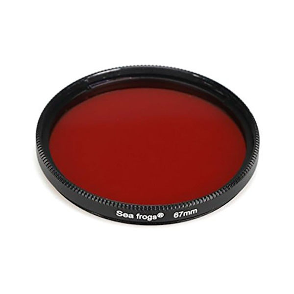Sea Frogs Filter Seafrogs Red 67 Mm Rød