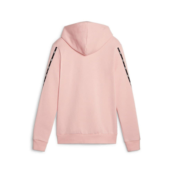Puma Sweatshirt Med Fuld Lynlås Ess Tape Fl Rosa S Kvinde