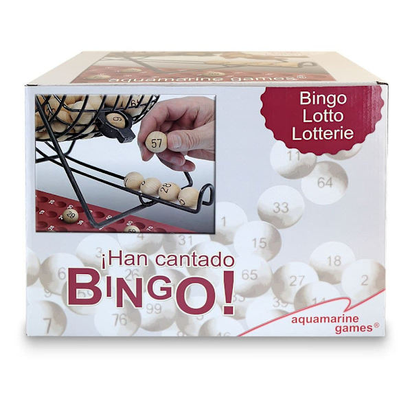 Aquamarine Lotteri Set Brädspel Bingo Silver
