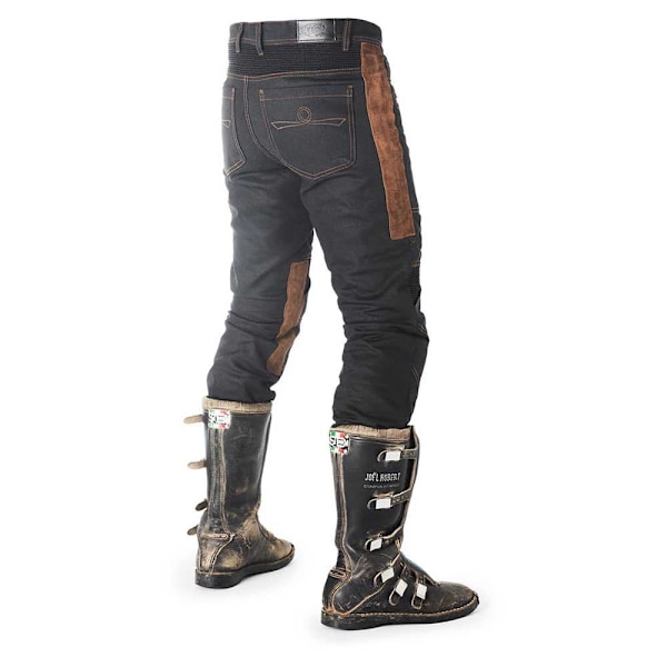 Fuel Motorcycles Bukser Sergeant 2 Waxed Blå 38 Mand