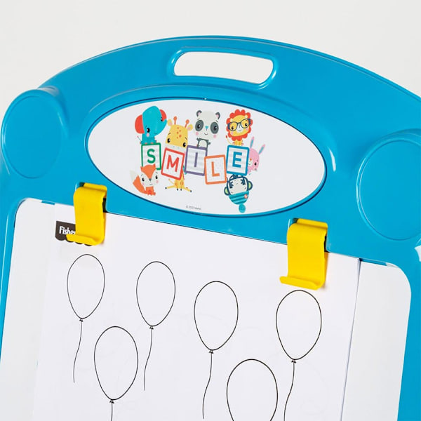 Fisher Price Børnebøtte Pizarra Med Markør Og Farveark Stickers Transparent