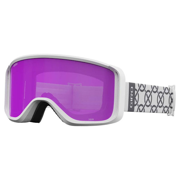 Giro Sagen Skidglasögon För Kvinnor Vit Amber Pink/CAT2+Yellow/CAT1