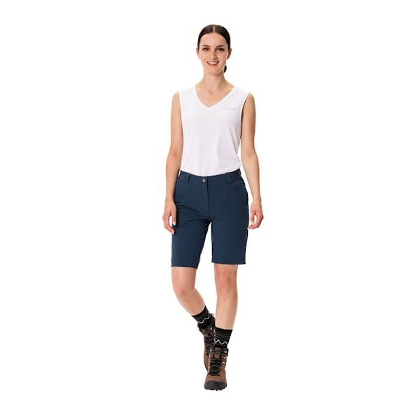 Vaude Farley Stretch Ii Shorts Blå 40 Kvinna