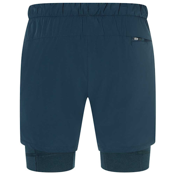 Super.natural Double Layer Shorts Blå S Mand