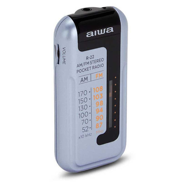 Aiwa Bärbar Radio Am/fm Mini R-22sl Durchsichtig