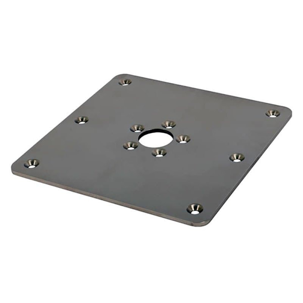 Pike N Bass Rostfritt Stål Fyrkantig Bas Pedestal Silver