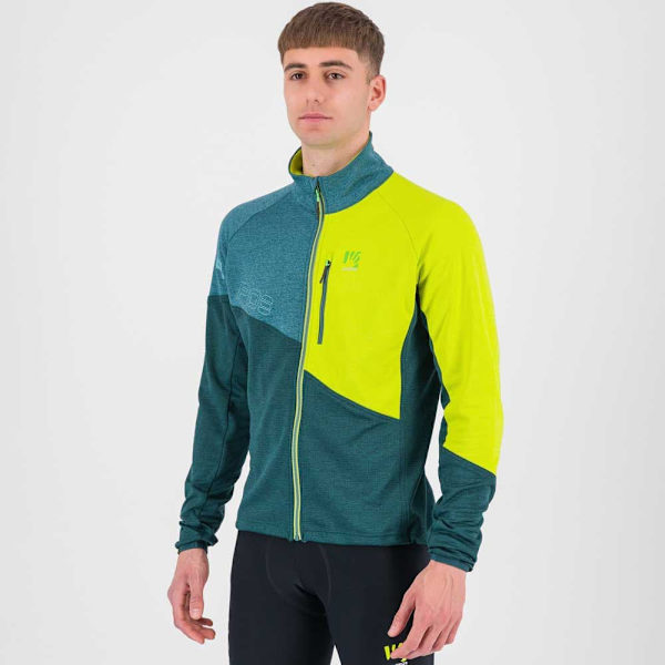 Karpos Full Dragkedja Fleece Val Viola Grönt S Man