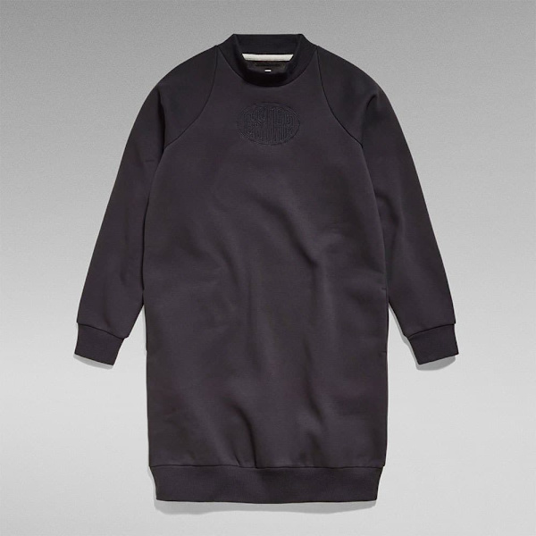 G-star Raglan Langærmet Kort Kjole Grå XS Kvinde