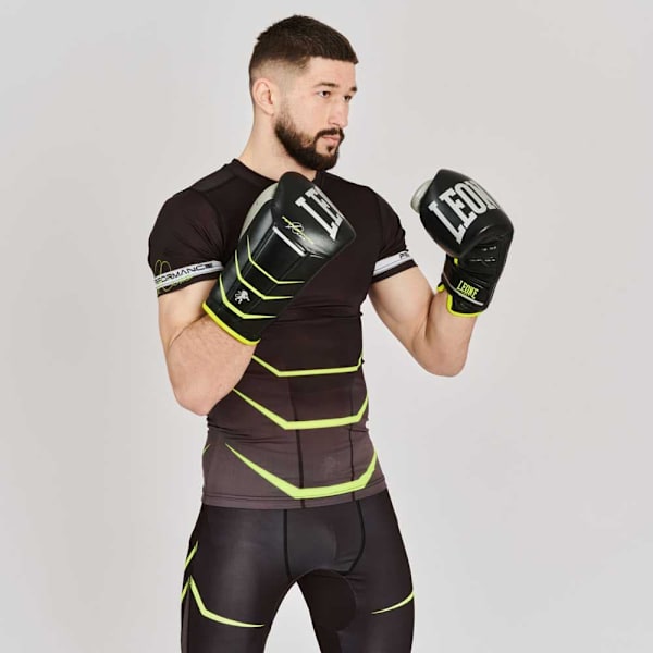 Leone1947 Boksehandsker I Kunstlæder Revo Fluo Sort 12 oz
