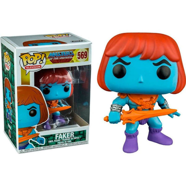 Funko Pop Master Of The Universe Faker Exclusive Blå