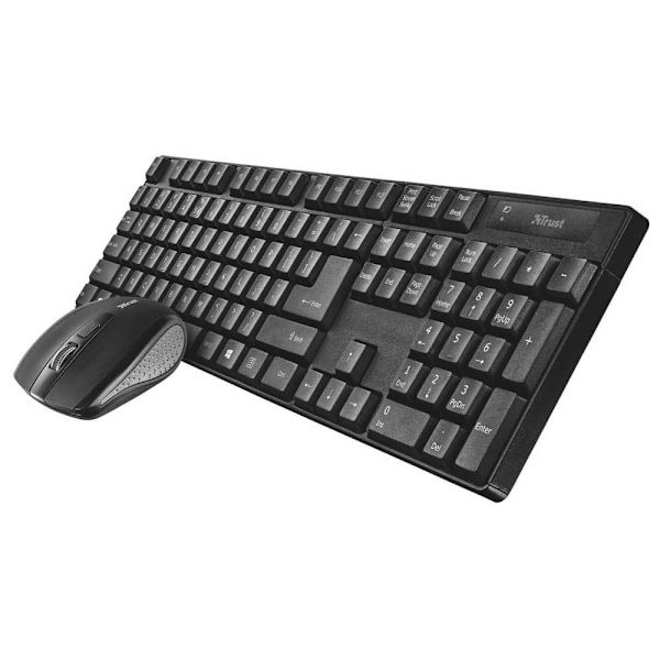 Trust I Pack 4 1 Tastatur+mus+webkamera+hovedtelefoner Sort Spanish QWERTY