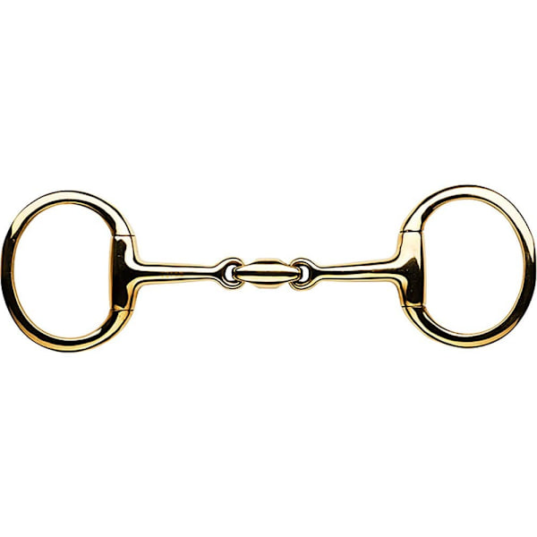 Feeling Anatomisk Double Break Olive Snaffle Cyprium Guld 135 mm