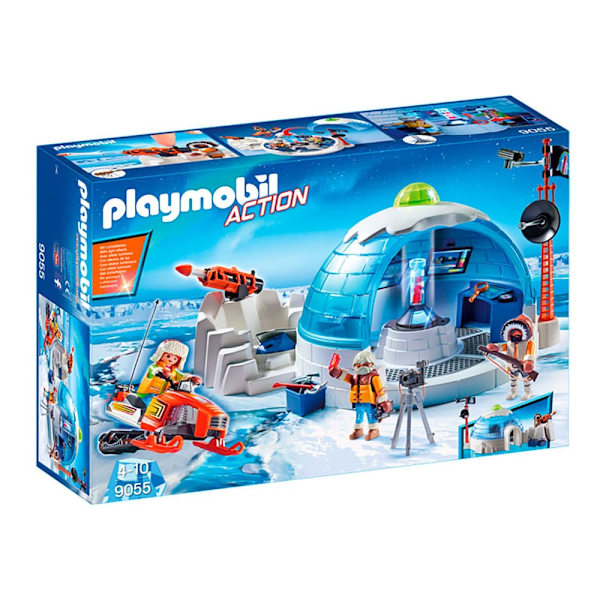 Playmobil Polarforskarnas Baracker Blå