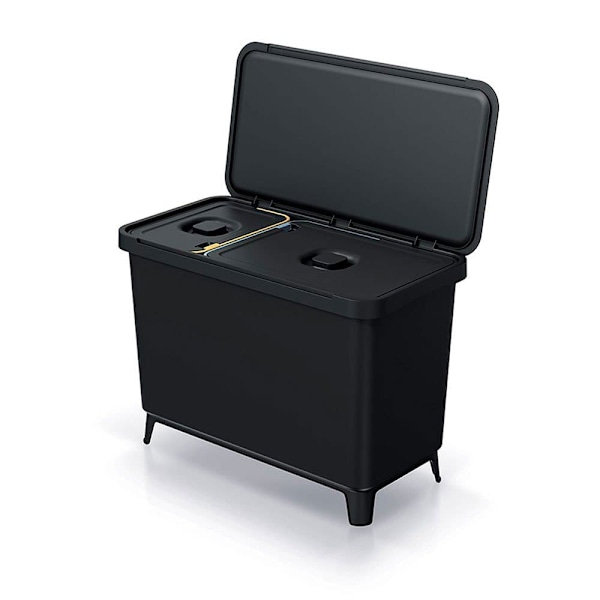 Keden Återvinningstunna 1x10l+1x23l Systema 57x29x41 Cm Durchsichtig
