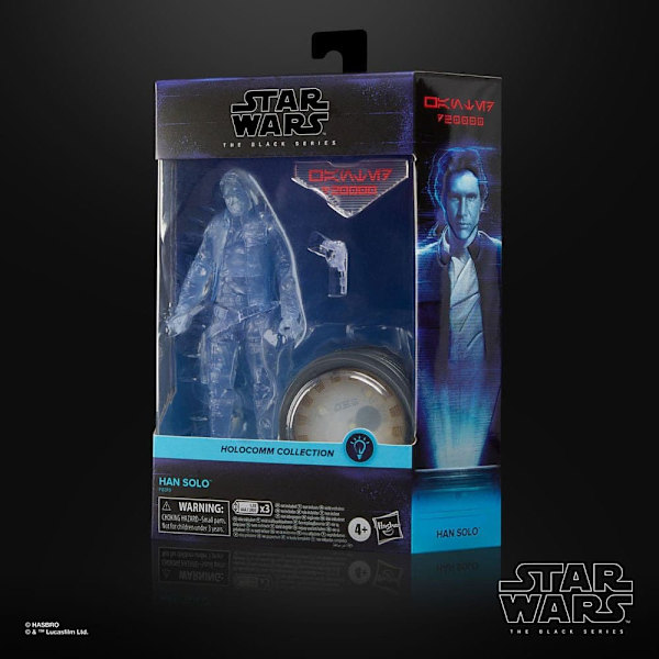 Hasbro Figur Star Wars Black Series Holocomm Collection Action Han Solo 15 Cm