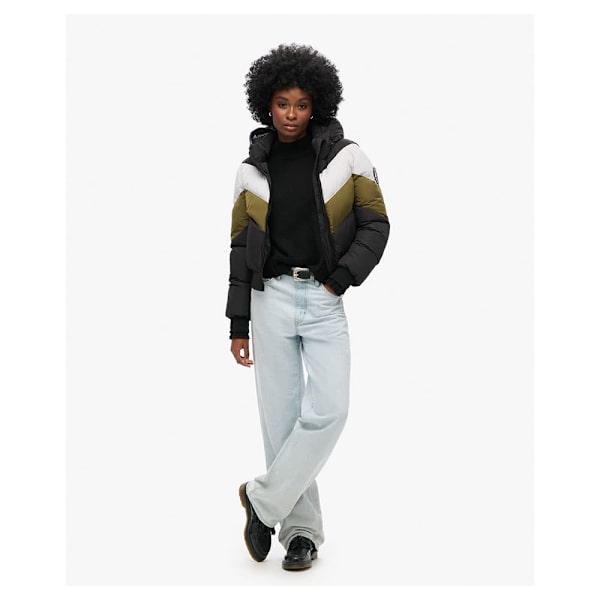 Superdry Everest Retro Bomberjakke Sort XS Kvinde
