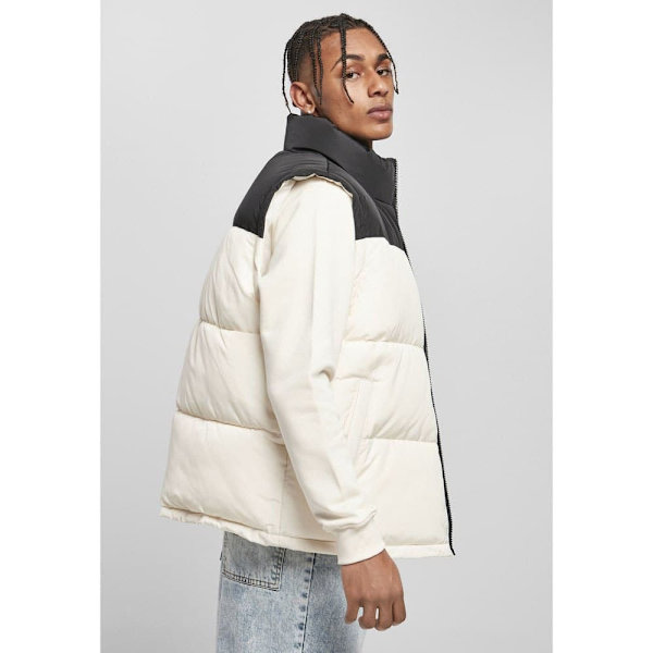 Urban Classics Block Puffer Vest Sort 2XL Mand