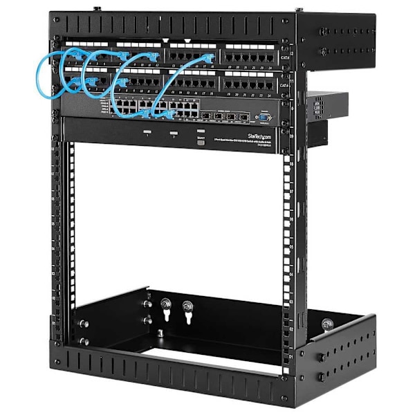 Startech Rack 12u Wall Open Adjustable Musta
