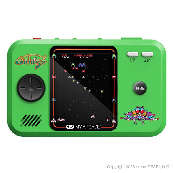 My Arcade Bærbar Retro Konsol Pocket Player Galaga