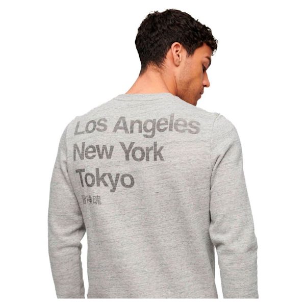 Superdry Core Logo City Loose Sweatshirt Grå 2XL Mand