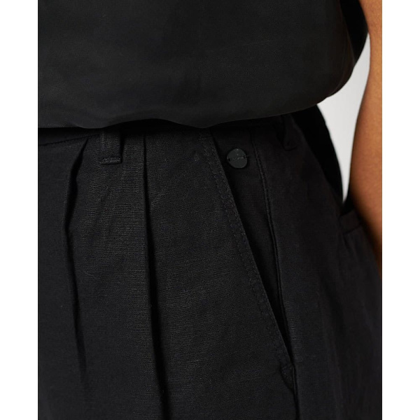 Superdry Shorts Studios Linen Svart S Kvinna