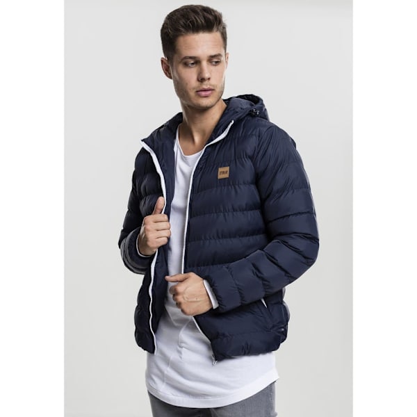 Urban Classics Grundlæggende Boble Parka Blå S Mand