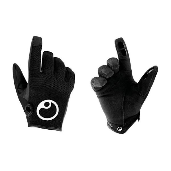 Ergon Lange Handsker He2 Evo Sort M Mand